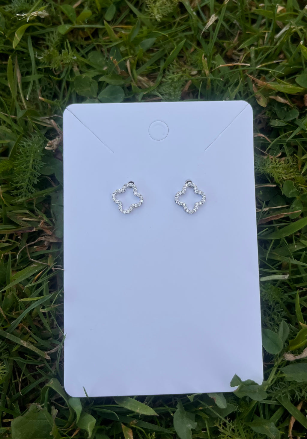 Boucles d’oreilles trèfle