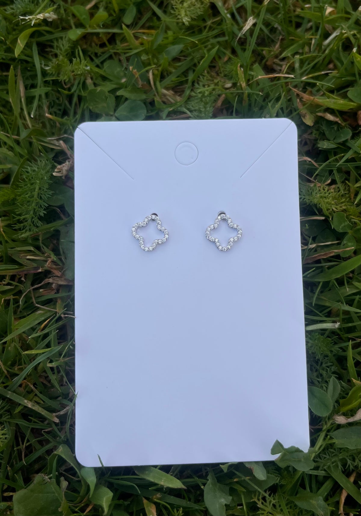 Boucles d’oreilles trèfle
