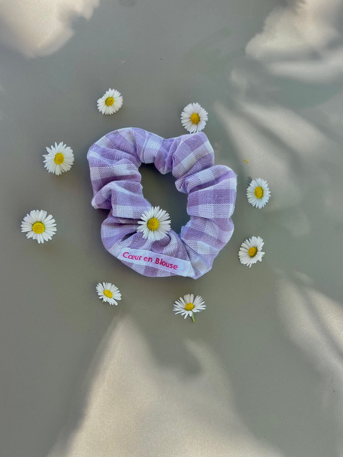 Chouchou Vichy Violet