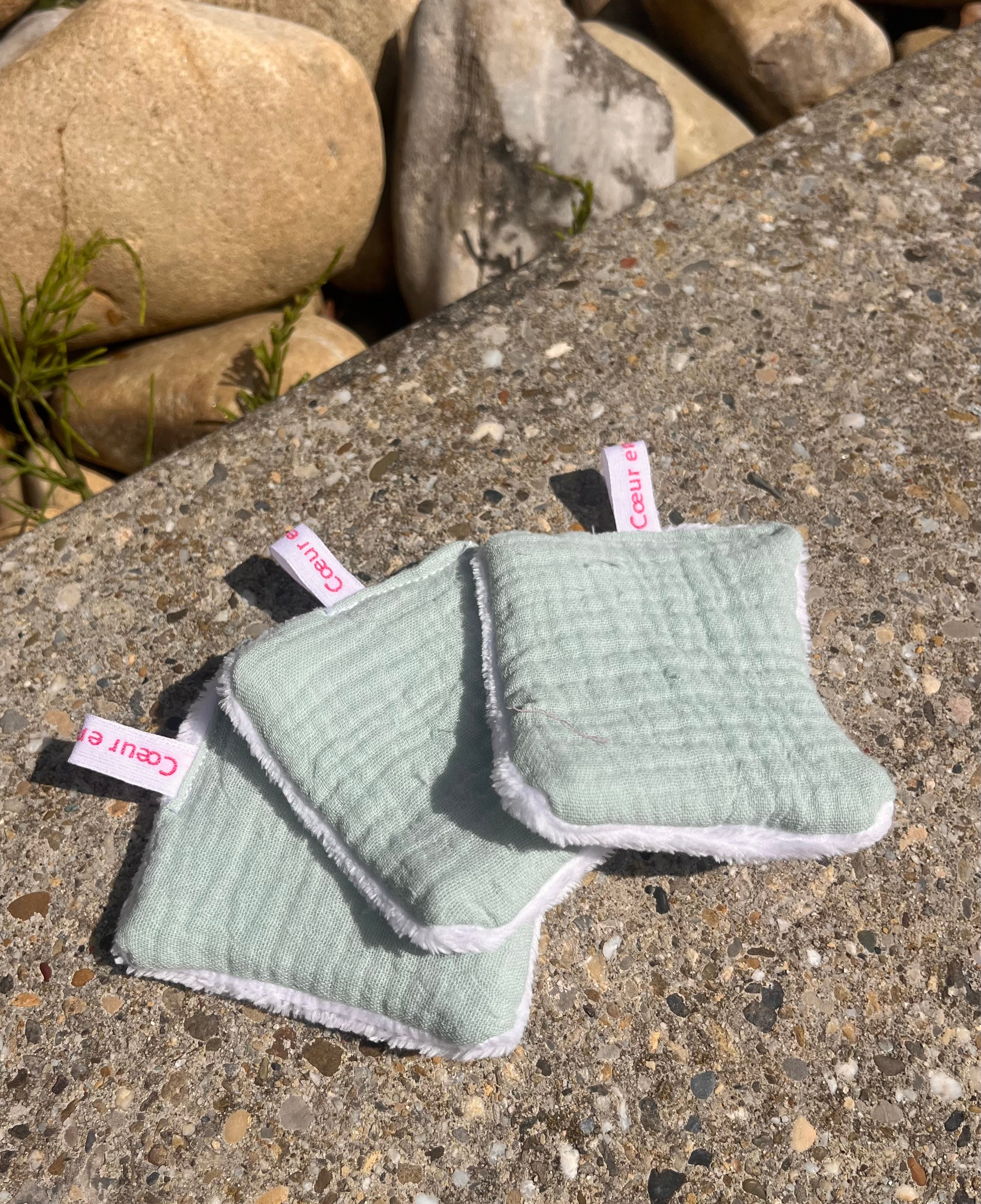 Coton Démaquillant Vert