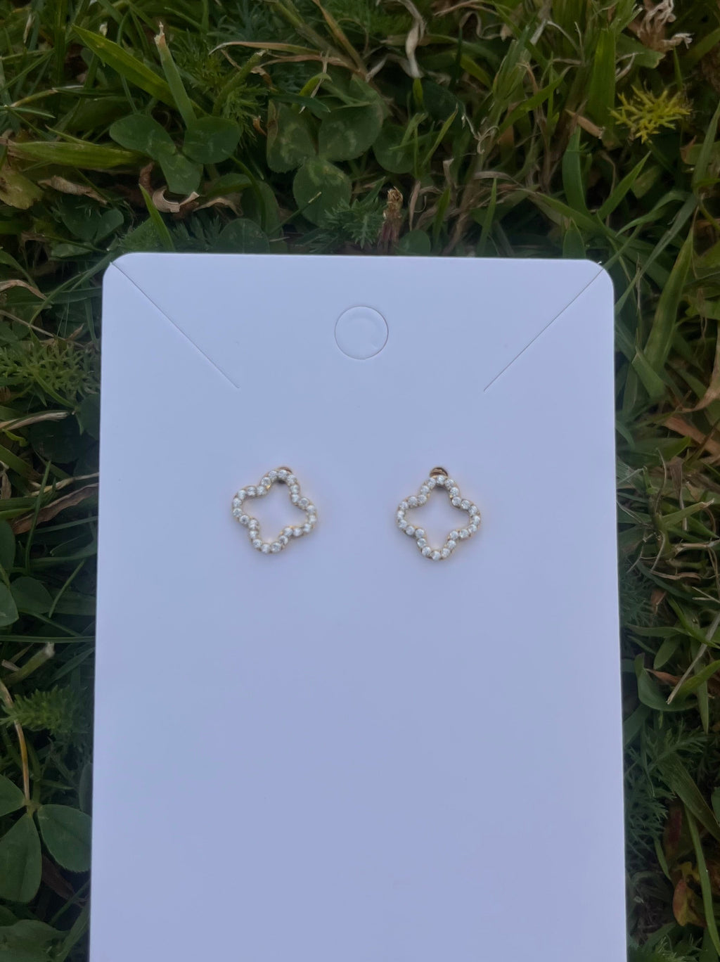 Boucles d’oreilles trèfle