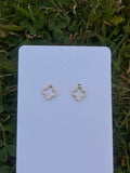 Boucles d’oreilles trèfle