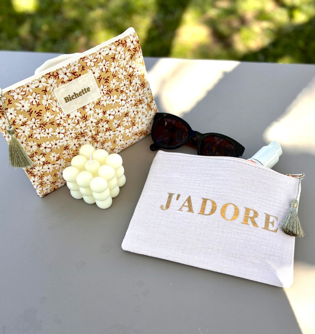 Pochette en gaze de coton