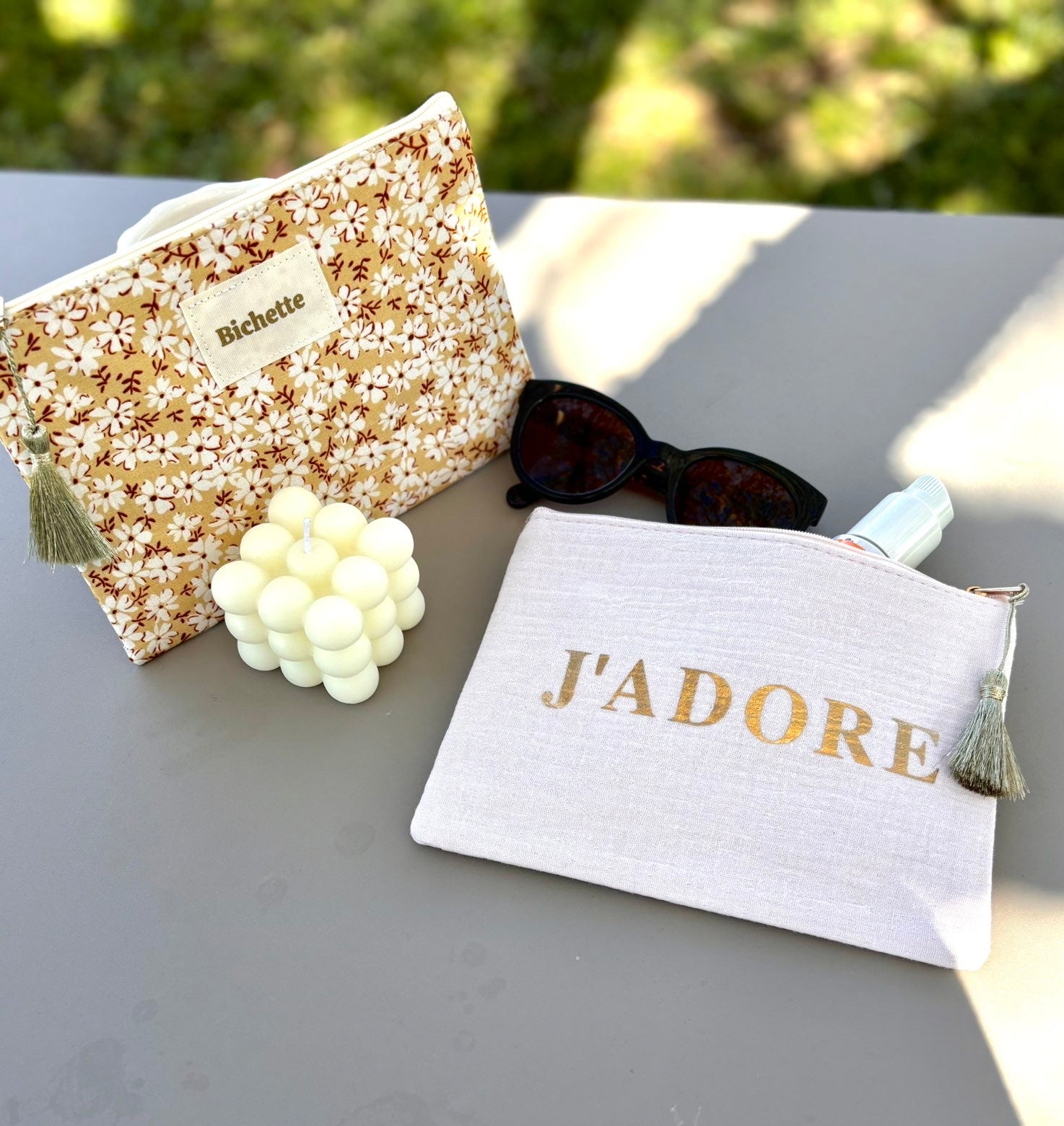 Pochette en gaze de coton