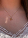 Collier Céleste Rose